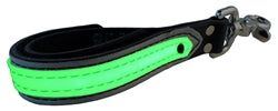 Illuminating Foxfire/Box Alarm Leather Glove Straps