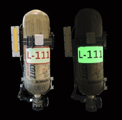 Illuminating SCBA Identifier Tags