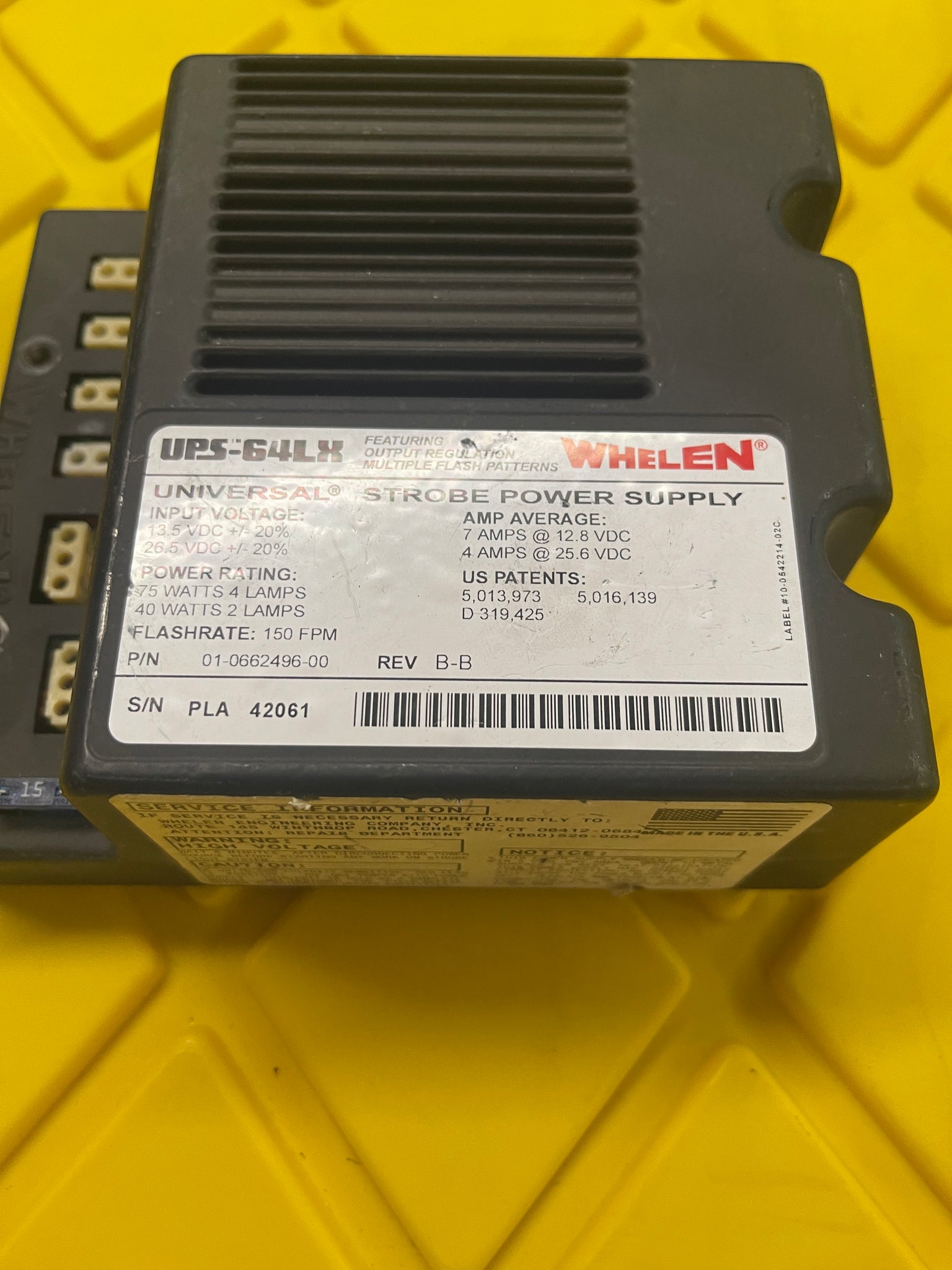 USED Whelen UPS-64LX Universal Strobe Power Supply - PURGE