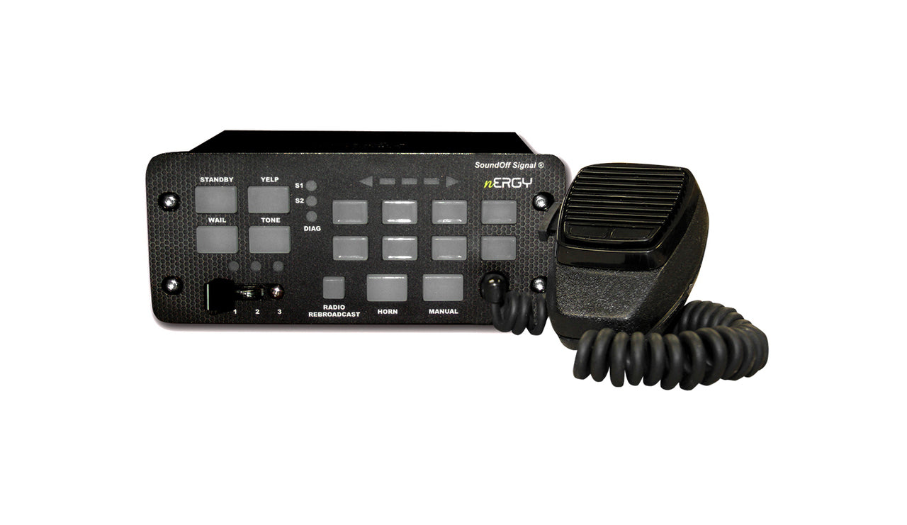 SoundOff Signal nERGY® 400 Series Console Siren, 200 Watt