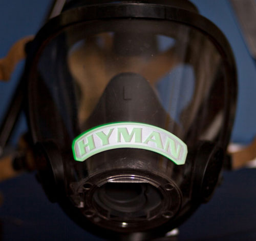 IdentiFire® Gen 2 SCBA Facepiece Nameplate