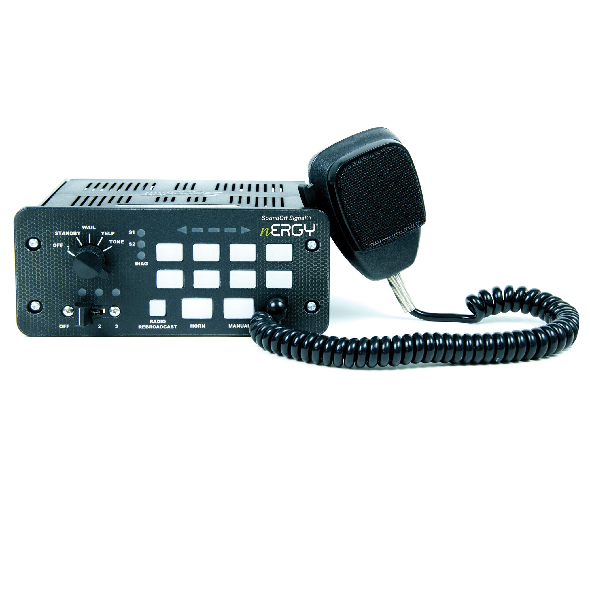 SoundOff Signal nERGY® 400 Series Console Siren, 100 Watt