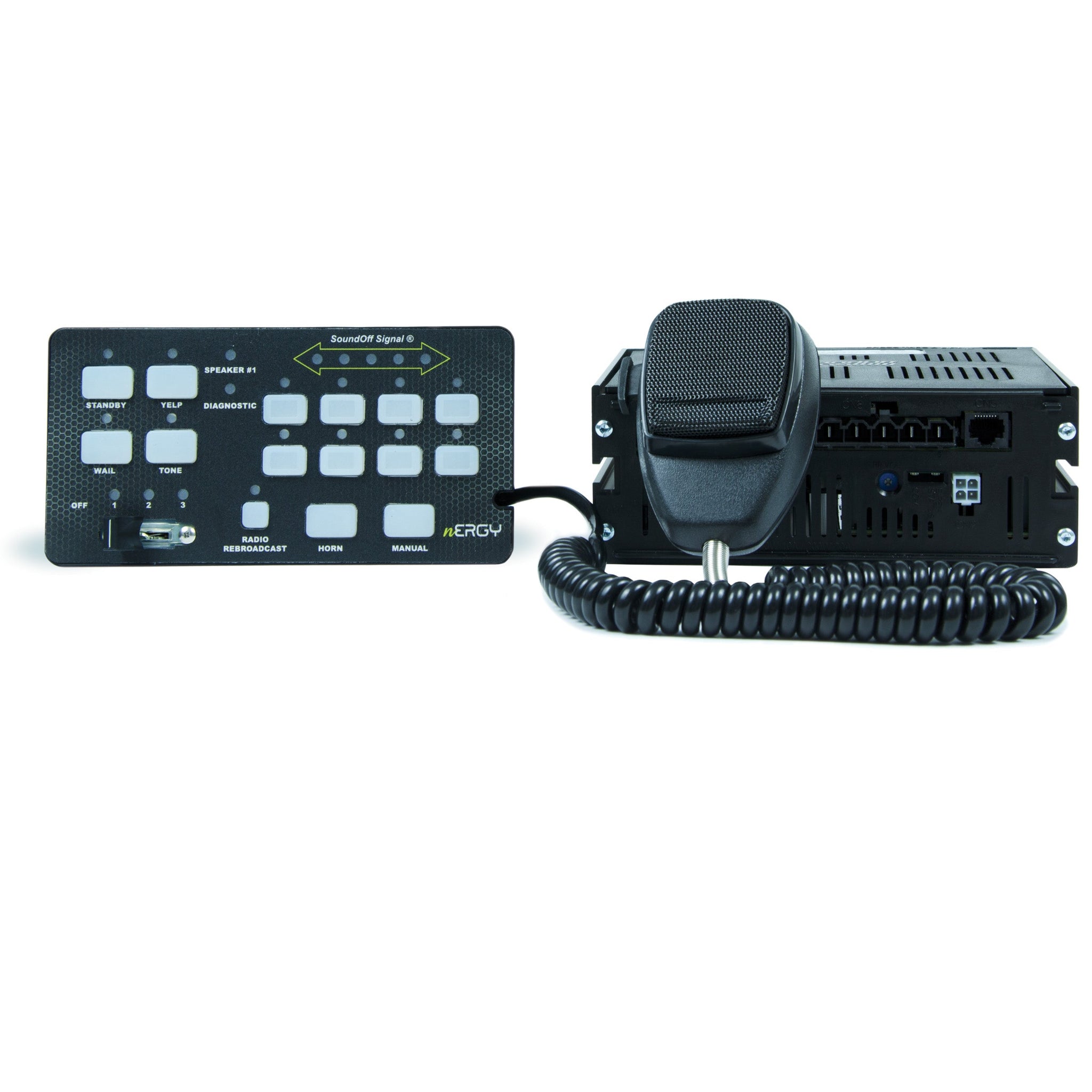 SoundOff Signal nERGY® 400 Series Remote Siren, 200 Watt